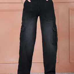 PUELLA Women Flared High-Rise Light Fade Stretchable Jeans-picture-21