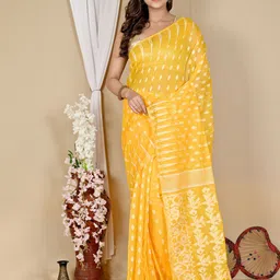 DipDiya Rapial Woven Design Taant Saree-picture-56