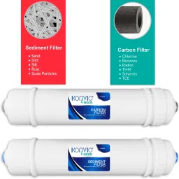 konvio neer Carbon Sediment Filter and 80 GPD RO Membrane, Inline Filter Media Filter Cartridge image 2