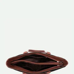 ZOUK Ethnic Motifs Printed Structured Tote Bag image 4