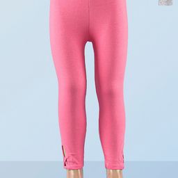 Honeyhap Girls Pack Of 2 Ankle Length Leggings-image-63