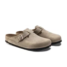 Birkenstock Unisex Boston Soft Footbed Natural Leather Narrow Width Clogs-picture-20