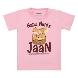 Arvesa Kids Typography Printed V-Neck Applique T-shirt-picture-4