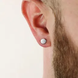 Goldnera Circular Studs Earrings-image-82