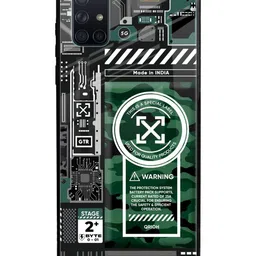 QRIOH Geometric Printed Samsung Galaxy A51 Back Case Mobile Accessories-image-98
