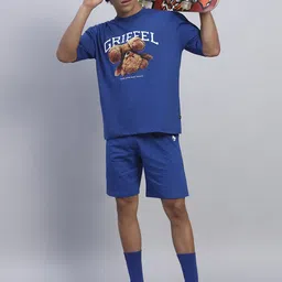 GRIFFEL Men Loose Fit High-Rise Sports Shorts with Antimicrobial Technology-image-96