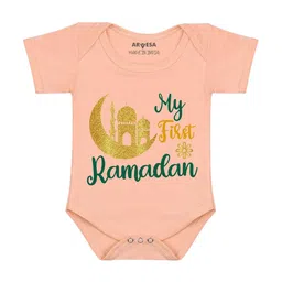 Arvesa My First RamadanPrinted Romper-picture-17