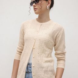 The Roadster Life Co. Self Design Embellished Cardigan-picture-28