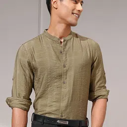 HIGHLANDER Men Self Designed Casual Shirt-picture-15