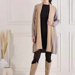 CREATIVE LINE Women Longline Shrug-picture-33