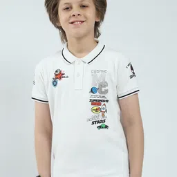 Monte Carlo Boys 1 Graphic Printed Applique Regular T-shirt-image-74