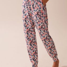 La Vie en Rose Floral Printed Straight-Leg Lounge Pant-picture-2