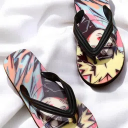 Pampy Angel Men Multicolored Printed Croslite Thong Flip-Flops-picture-20