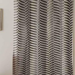 IVAZA Grey & Brown Geometric Black Out Window-picture-38