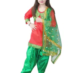 Kaku Fancy dresses Girls Kaku Fancy Dresses Indian State Punjabi Folk Dance Costume-picture-43