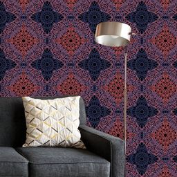 ArtzFolio Printed UV-Resistant Anti-Bacterial Vintage Oriental Mandala Peel & Stick Wallpaper-image-49