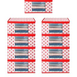 AMAK INC Red Fabric Multi-Utility Wardrobe Organisers-picture-32