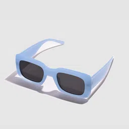Urban Scissors Unisex Square Sunglasses with UV Protected Lens FLUX-BLUE-SUN-18