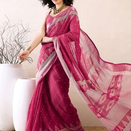 Anouk Rustic Printed Ready To Wear Saree with Matching Blouse image 2
