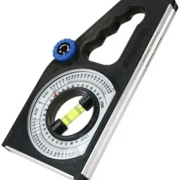 aasons SLANT Angle Meter Dual-Scale Rotary Pitch Finder with Thumb Dial & EasyRead Vial Radius Gauge image 4