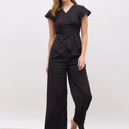 Styli Self Design Self Design Waistcoat And Trousers-picture-31
