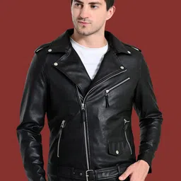 TBOJ Men Lightweight Biker Jacket-31