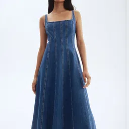 H&M A-Line Denim Dress-picture-30