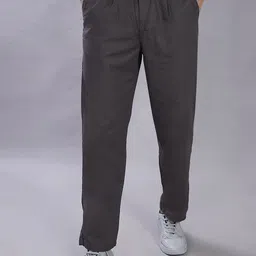 DIVISIVE Men Relaxed Loose Fit Mid-Rise Trousers-image-99