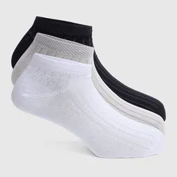 Blackberrys Men Pack Of 3 Cotton Ankle Length Socks-37