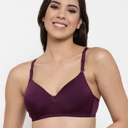 SHYAM SONS FLAIR Women Pack of 2 Full Solid Lightly Padded Regular T-shirt Bra-picture-12