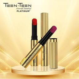 TEEN TEEN COSMETICS Love Bite Professional Non Transfer Matte Lipstick- 4g - Rust Red LB07-4