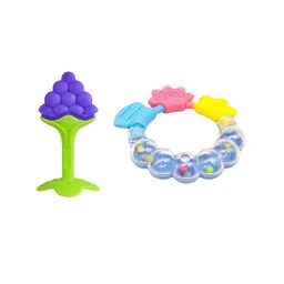 NeonateCare Set Of 2 Textured Fruit & Ring Teether-28