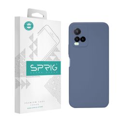SPRIG Solid Printed Vivo Y21 Back Case Mobile Accessories-41
