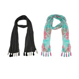 StoleVilla Floral Chiffon Stoles-image-98