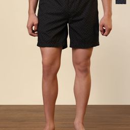 SleepZ by Raymond Pack Of 2 Printed Pure Cotton Mid-Rise Boxers AHBA00006-X1-image-94