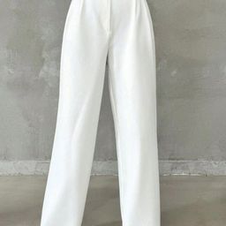 Next One Women Smart Loose Fit High-Rise Easy Wash Pleated Trousers-picture-13