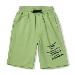 Gini and Jony Boys Typography Printed Shorts image 1