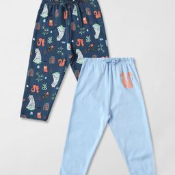 Nauti Nati Unisex Kids Animal Printed Tailored Wrinkle Free Joggers Trousers-image-80