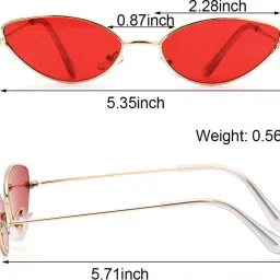 UV Protection Cat-eye Sunglasses (53)-30