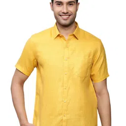Ramraj Men Solid Spread Collar Casual Casual Shirt-image-95