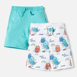 Juniors by Babyshop Boys Pack Of 2 Printed Shorts-72