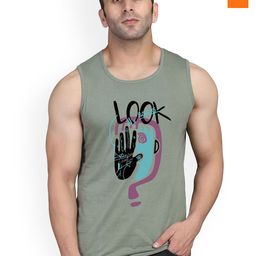 SLOWLORIS Men Pack Of 2 Printed Combed Cotton Gym Vests-picture-41