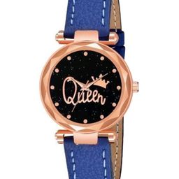 Miss Perfect Women Embellished Dial & Leather Straps Analogue Watch Cvv81-picture-25