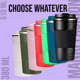 MANKI FASHION Black & Silver-Toned Textured Stainless Steel Matte Mugs Set of Cups and Mugs image 5