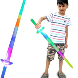 Glowing light sword Flashing Saber Toy star wars Maces & Swords kids talwar Maces & Swords-28