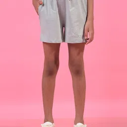 Crimsoune Club Girl's Mid-Rise Cotton Hot Pants Above KneeShorts-48