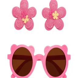 ANNA CREATIONS Girls Set of 3 Bow Hair Clip with Sun Goggles-image-70