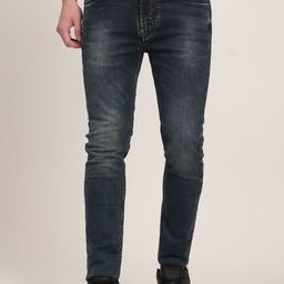 JADE BLUE Men Slim Fit Light Fade Stretchable Jeans-picture-38