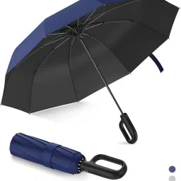 10 Ribs Windproof for Women Men UV Sun & Rain Protection Umbrella Umbrella-11