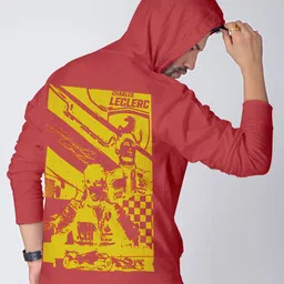 Crazymonk Men Printed Hooded Sweatshirt-picture-44